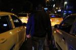 Taxistas en jornada nocturna