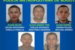 Delincuentes más buscados en Bogotá